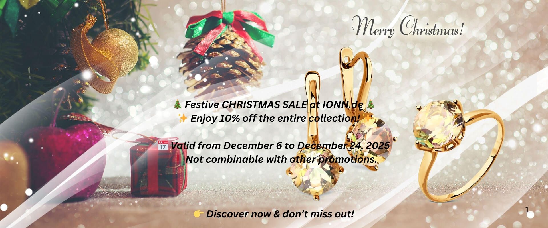 10 % Rabatt zur Weihnachtszeit