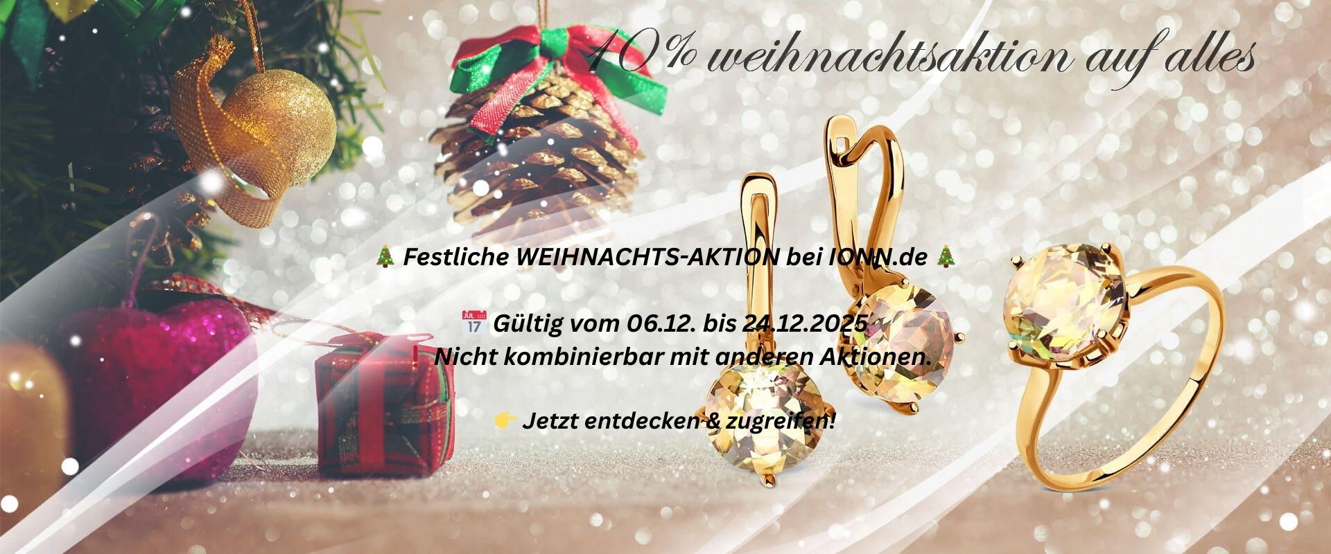 10 % Rabatt zur Weihnachtszeit