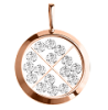 Золотые подвески со Swarovski