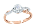 Gold Rings with Diamonds