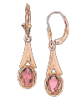 Goldohrringe mit Alexandrit