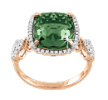 Gold Rings with Quartz