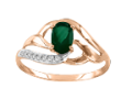 Gold Rings with Agate