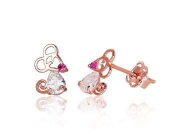 Gold classic studs earrings 