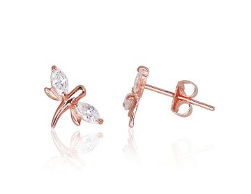 Gold classic studs earrings 