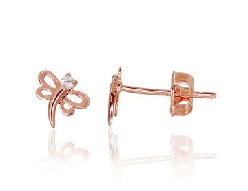 Gold classic studs earrings 
