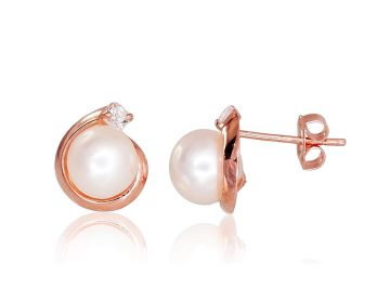 Gold classic studs earrings 