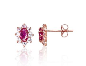 Gold classic studs earrings 