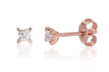 Gold classic studs earrings 