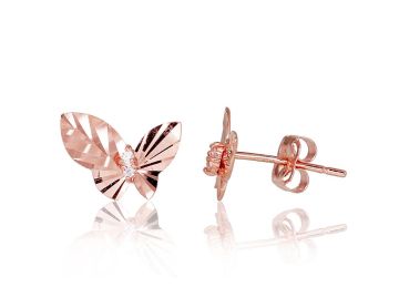 Gold classic studs earrings 