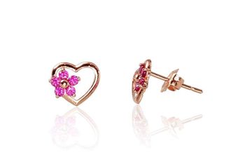 Gold classic studs earrings 