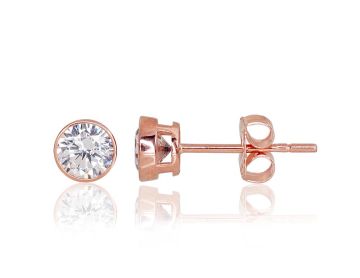 Gold classic studs earrings 