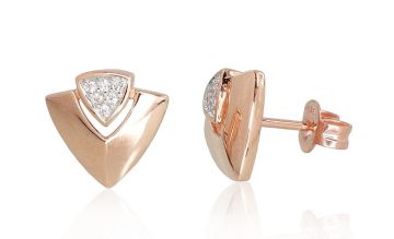Gold classic studs earrings 