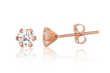Gold classic studs earrings 