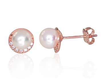 Gold classic studs earrings 