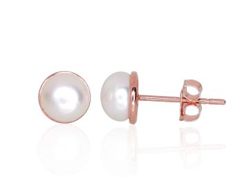 Gold classic studs earrings 
