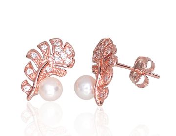 Gold classic studs earrings 