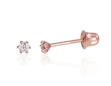 Goldene Ohrstecker mit Schrauben 