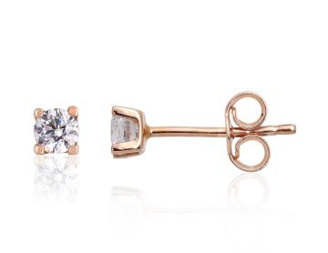Gold classic studs earrings 