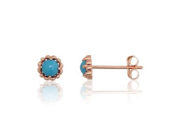 Gold classic studs earrings 