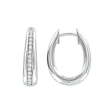 Серебряные серьги 925 пробы, вставка фианиты 