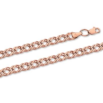 Chain in red gold of 585 assay value 55 cm