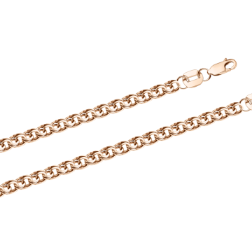 Chain in red gold of 585 assay value 