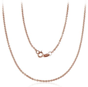 Goldene Kette Anchor 1.4 mm , Diamantenbearbeitung der Facetten 