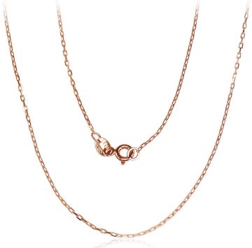 Goldene Kette Anchor 1.2 mm , Diamantenbearbeitung der Facetten 