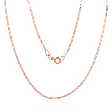 Goldene Kette Marina 1.1 mm , Diamantenbearbeitung der Facetten 