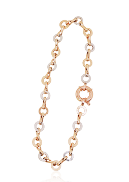 Bracelet in red gold of 585 assay value 