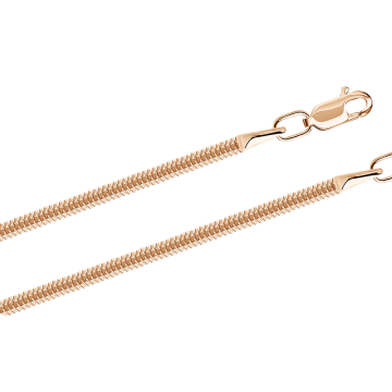 Chain in red gold of 585 assay value 