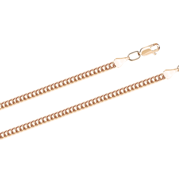 Chain in red gold of 585 assay value 