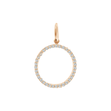 Anhänger aus Rotgold 585 mit Zirkonia 
