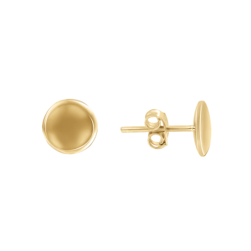 Earrings for in yellow gold of 585 assay value (14ct) 