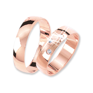 Trauring aus Rotgold 585° 