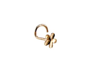 Gold piercing for nose 