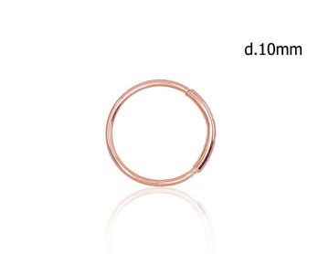 Goldenes Piercing für die Nase 