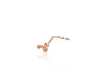Goldenes Piercing 