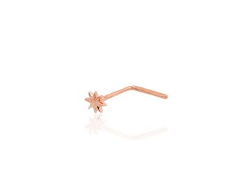 Goldenes Piercing 