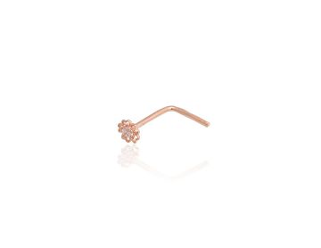 Goldenes Piercing 