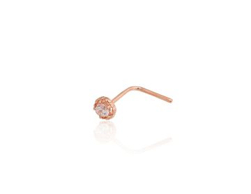 Goldenes Piercing 