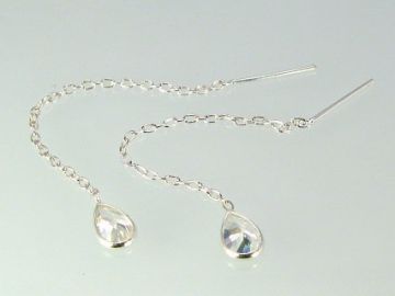 Silver earrings 