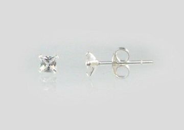 Silberne Ohrstecker 