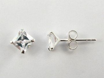 Silberne Ohrstecker 