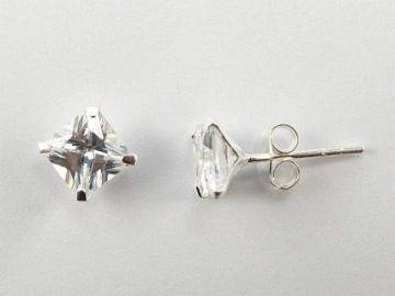 Silberne Ohrstecker 