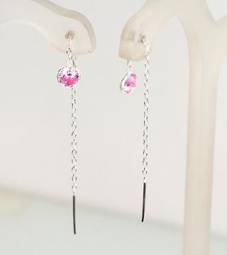 Silver earrings 