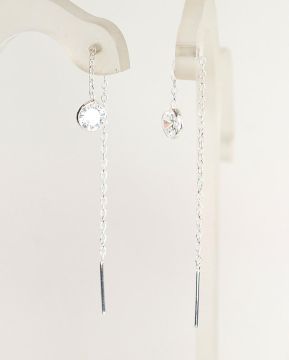 Silver earrings 