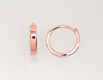 Silver hoop earrings 