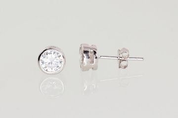 Silberne Ohrstecker 